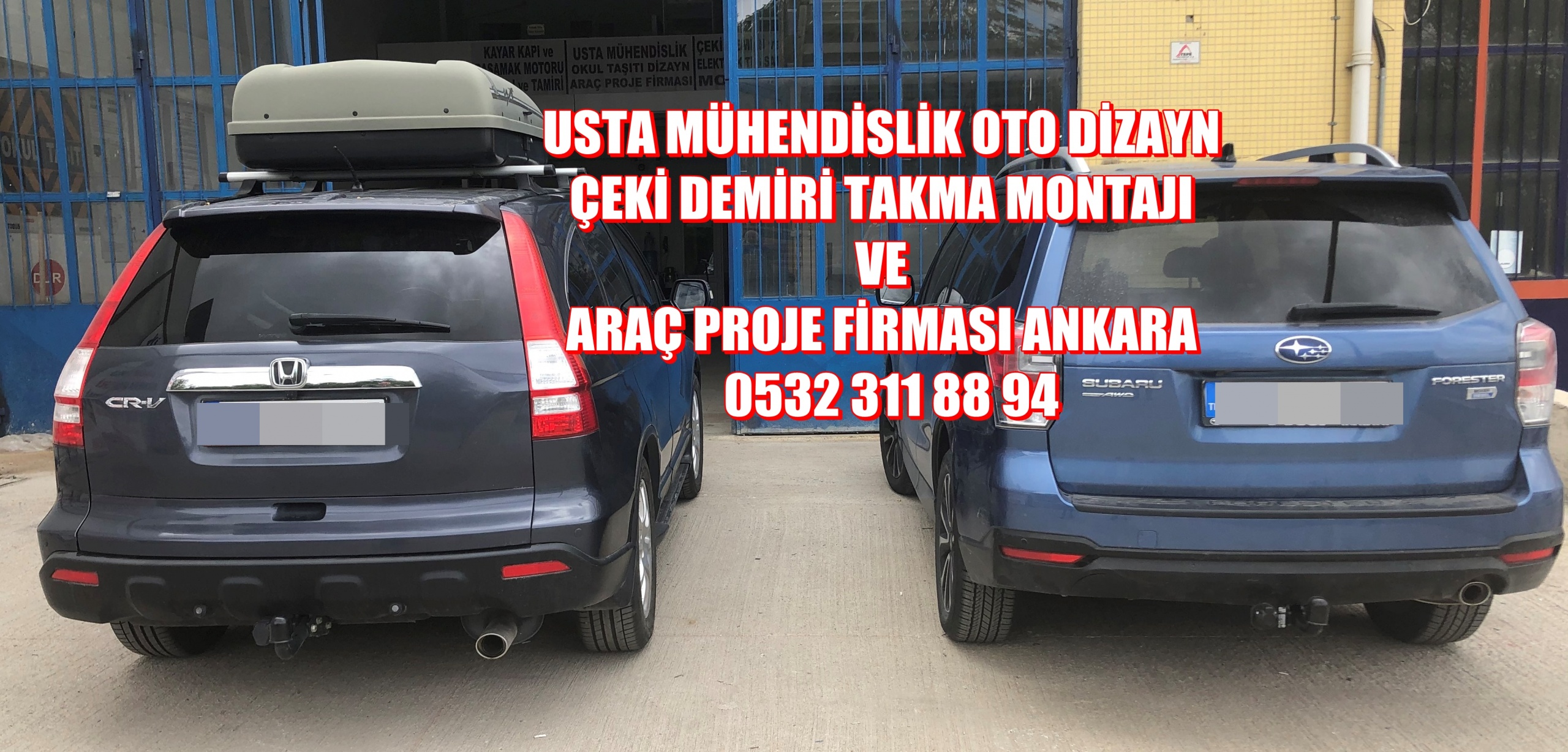 CRV HONDA çeki demiri takma montesi ve araç proje ankara Usta mühendislik 05323118894