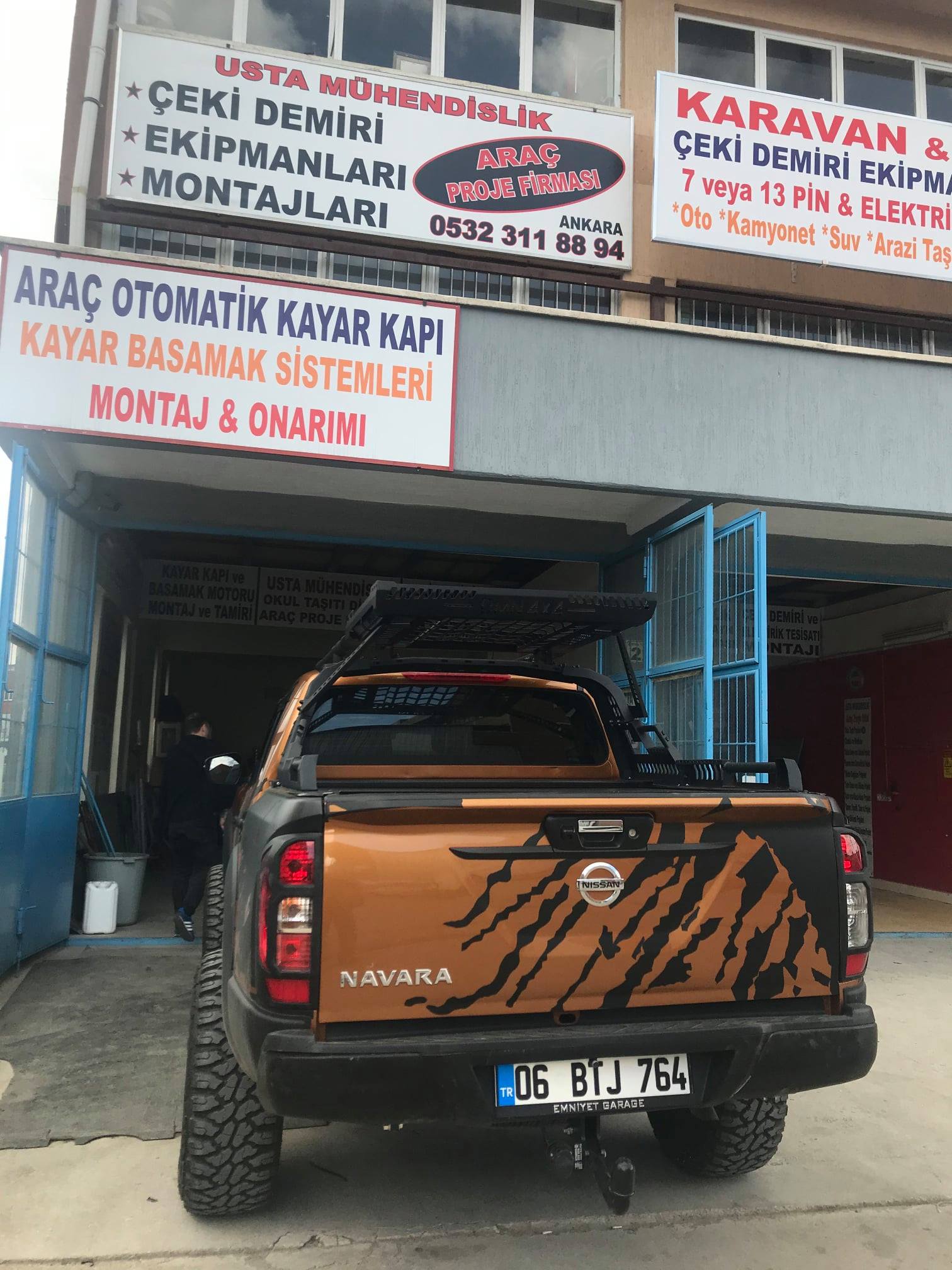 NISSAN NAVARA KAMYONET ARAÇLARA ÇEKİ DEMİR BAGLAMA MONTAJI VE ARAÇ PROJE FİRMASI ANKARA USTA MÜHENDİSLİK 05323118894