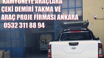 NISSAN NAVARA KAMYONET ARAÇLARA ÇEKİ DEMİR BAGLAMA MONTAJI VE ARAÇ PROJE FİRMASI ANKARA USTA MÜHENDİSLİK 05323118894