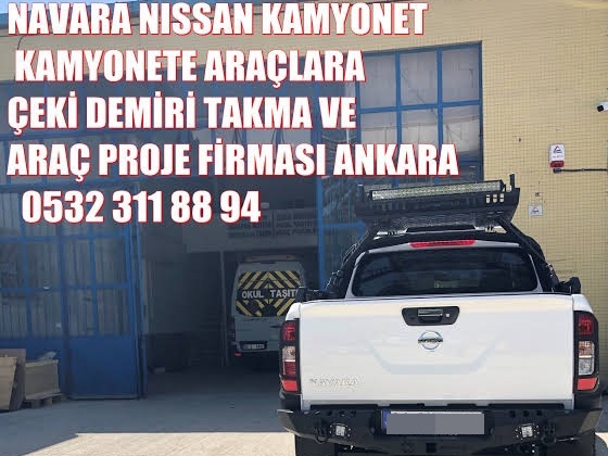NISSAN NAVARA KAMYONET ARAÇLARA ÇEKİ DEMİR BAGLAMA MONTAJI VE ARAÇ PROJE FİRMASI ANKARA USTA MÜHENDİSLİK 05323118894
